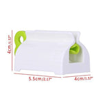 distributeur dentifrice blanc verrouillage bouchon teinture cheveux organisateur moderne porte crevette