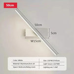 lampe murale moderne applique led noir blanc minimaliste fixée plaque