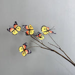 branche fleur artificielle papillons décoratifs mariage fête maison décoration intérieure moderne