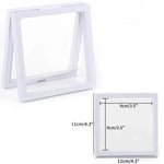 boîte présentation bijoux noir blanc contemporaine mat clips grille tailles différentes