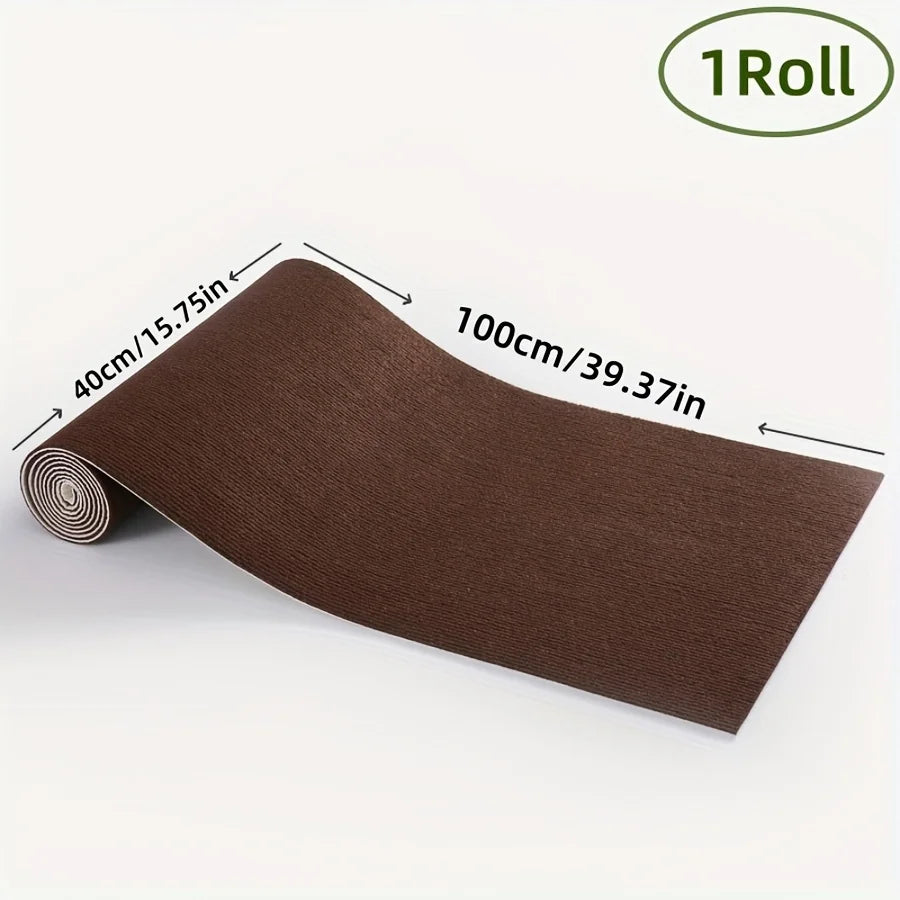 tapis adhésif rouge noir rayé antidérapant polyester intérieur porte salle bain