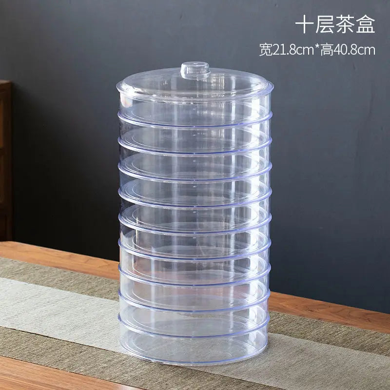 boîte thé transparente imprimé chinois moderne résistante humidité papier d'emballage double couche