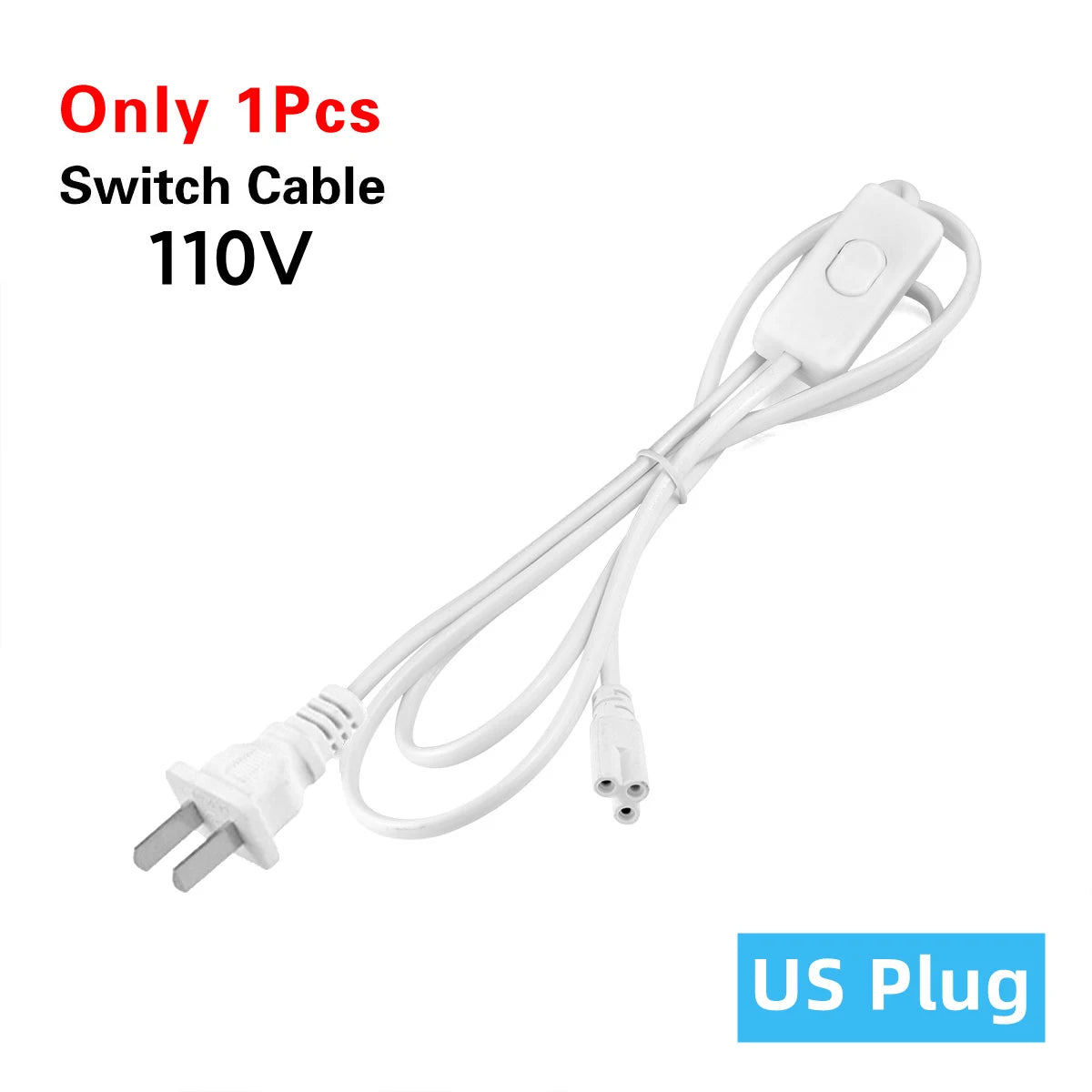 tube led blanc moderne 6w 8w 29cm 30cm aluminium lisse clips vis