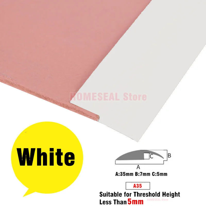 bande transition sol pvc autoadhésive noir beige moderne 3mm 7mm 12mm