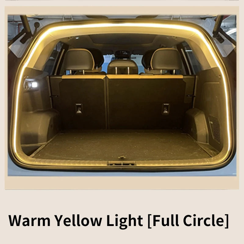 éclairage led coffre voiture adhésif blanc moderne longueur 4m lumière blanche contemporain auto accessoire