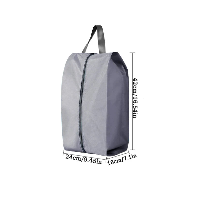 sacs chaussures pliables imperméables multi usages réutilisables modernes portables étanches zippées stockage organisation voyage