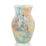 vase décoration intérieure moderne mosaïque multicolore doré argenté table chambre entree