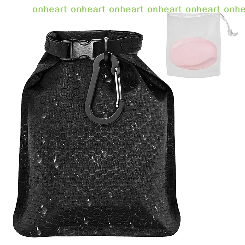 sac étanche noir hexagonal moderne boucle intérieur rose organiser affaires toile