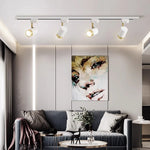 spots led gu10 réglables moderne noir doré brillantsintérieur chambre salon