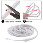 ruban lumineux flexible multicolore 84leds adressable ws2811 ip65 étanche moderne