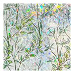 film confidentialité fenêtre multicolore floral adhésif moderne décoratif semi opaque vert bleu rose blanc
