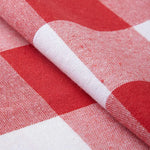 serviettes table jaune blanc carreaux classiques opaques ruban maison restaurant pack six