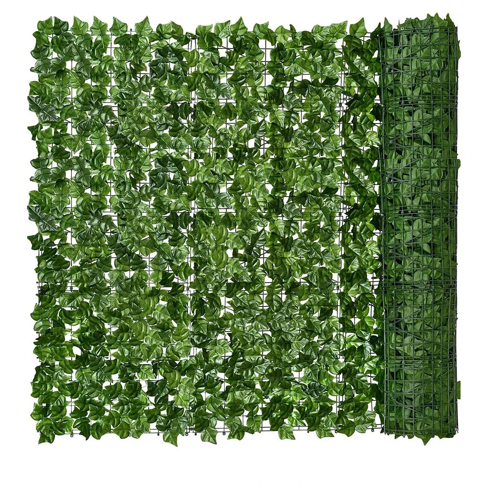 rideau végétal artificiel haie lierre vert clôture jardin extérieur décoration maison moderne