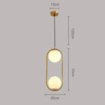 Suspension lumineuse moderne or blanc acrylique câble suspendu éclairage quotidien minimaliste