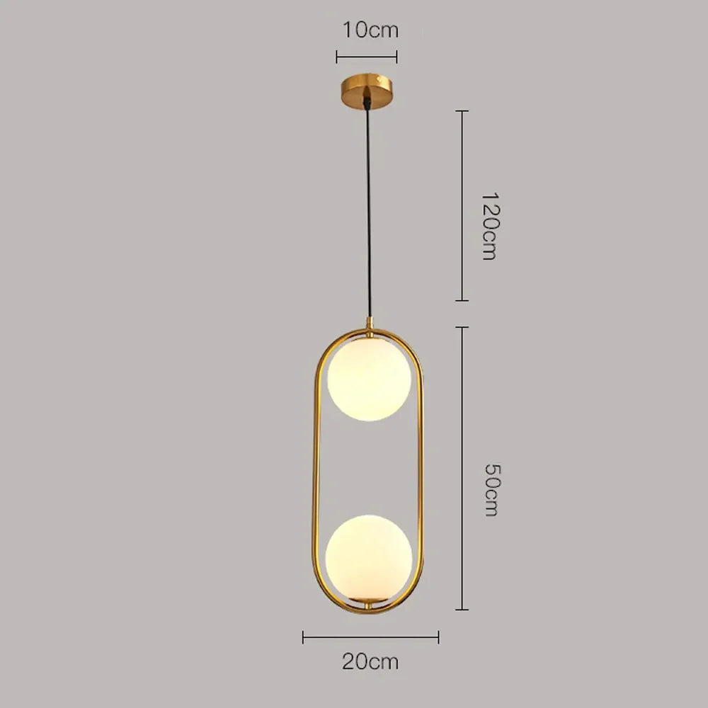 Suspension lumineuse moderne or blanc acrylique câble suspendu éclairage quotidien minimaliste