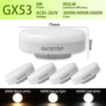 projecteur led blanc 3000k 4000k 6000k ac85265v 5w 7w 9w 12w 15w naturel moderne