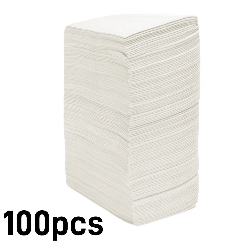 serviettes jetables violet blanc rose rayures horizontales modernes 100 pièces coussin repos main emballage
