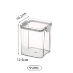 boîtes rangement alimentaires hermétiques plastique qualité alimentaire durable respectueux environnement transparentes couvercle noir clips