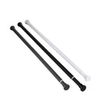 tringle douche ajustable acier inoxydable noir blanc moderne sans perçage balcon salle bain