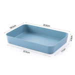 boîtes rangement plastique gris bleu rose modernes empilables tiroirs documents dossiers maison