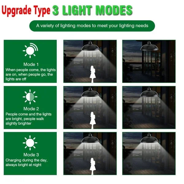 lampe solaire deux têtes noire moderne ip65 led étanche télécommande suspension extérieure