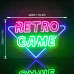 néon lumineux GAME ROOM multicolore moderne suspension câble USB chambre jeu