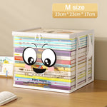 boîtes rangement transparentes moderne noires blanches souriantes FULL OF ENERGY TIDY STORAGE cordon serrage