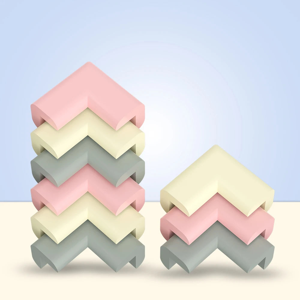 protège bords adhésifs transparent moderne rose clair beige gris clair maison meuble table góc