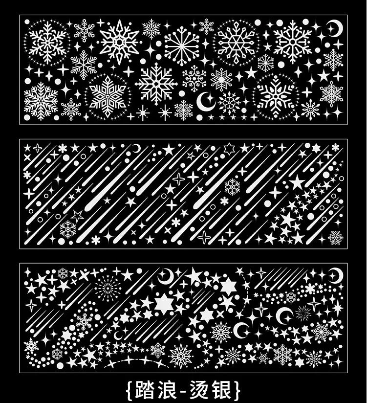 étiquettes décoratives artisanales adhésives papillons strass floral romantique or noir blanc rose vert bleu
