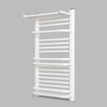 radiateur sèche serviettes acier moderne mural noir blanc durable minimaliste