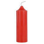 bougies classiques orange rouge blanc hautes lumineuses sans fumée décoration maison urgence