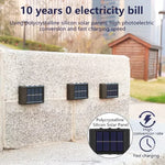 Lampes murales solaires LED modernes 10 blanc chaud jardin extérieur ip65 autonomes vacances