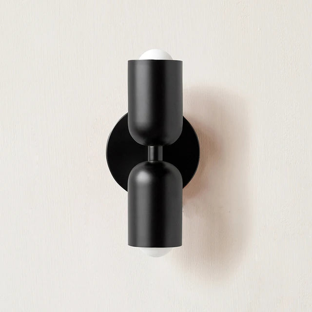 applique murale moderne led noir rouge verte minimaliste fixee mur éclairage cuisine salle manger