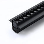 rail led magnétique noir moderne système éclairage intérieur minimaliste connecteurs d'angle