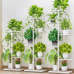 étagère plantes niveaux métal vis fixation moderne minimaliste balcon jardinDecoration