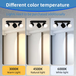 lampe moderne noir 35cm 15cm led gx53 3000k 4500k 6000k touch switch