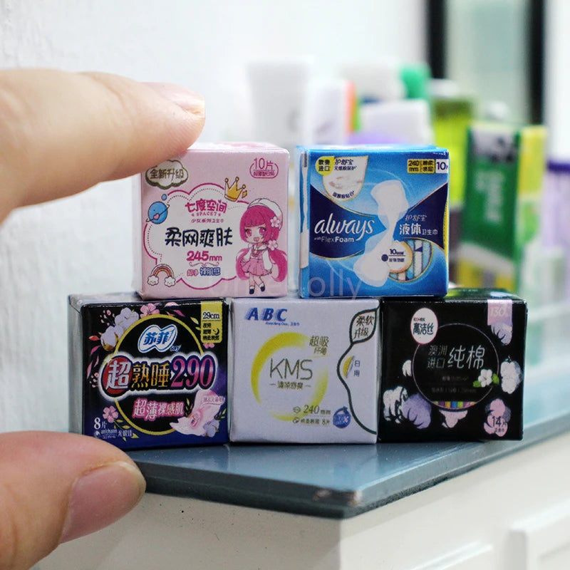 miniatures produits soins personnels rose blanc motifs fruits coeurs cartoon mignon ensemble ACCESSOIRE POUPEE
