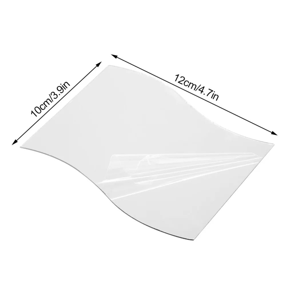 miroirs muraux modernes argentés opaques adhésifs 10cm 12cm ondulés 3d