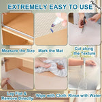 film protection meuble blanc translucide texture micro perforée moderne adhésif évier cuisine imperméable antidérapant