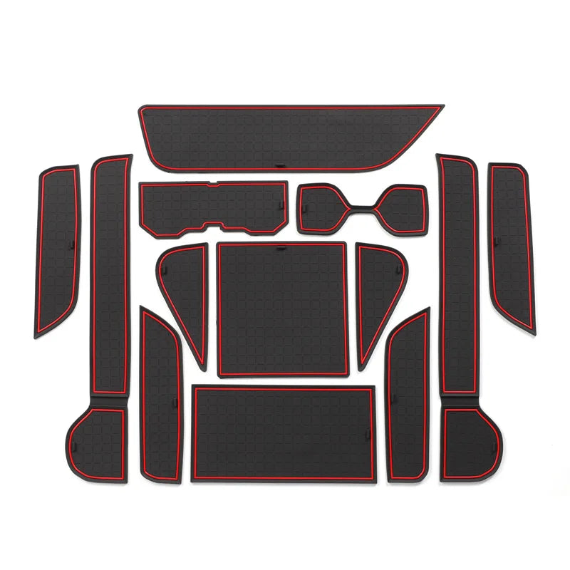 tapis sol voiture toyota rav4 2026 noir rouge adhésif moderne fonctionnel