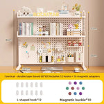 étagère murale modulaire métal blanc porte crayons support objets moderne