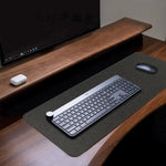 tapis souris gris moderne toile lin adhésif souris clavier jeu pc