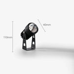 projecteurs extérieurs led spots gris moderne réglables ip66 9w 220v rgb