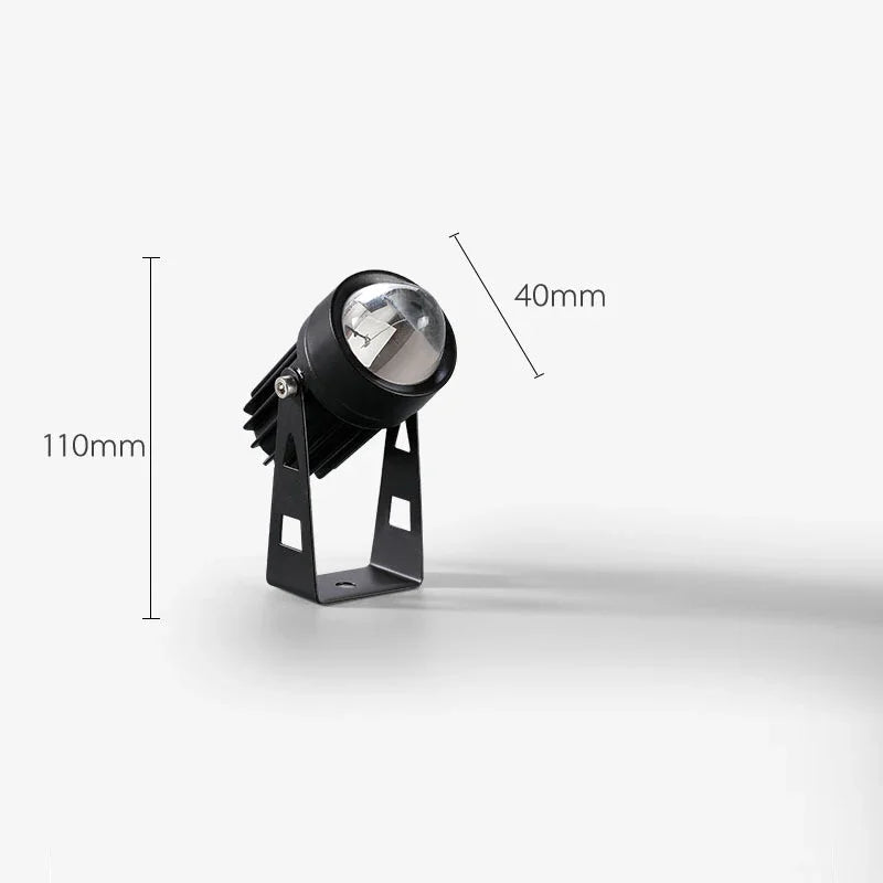 projecteurs extérieurs led spots gris moderne réglables ip66 9w 220v rgb