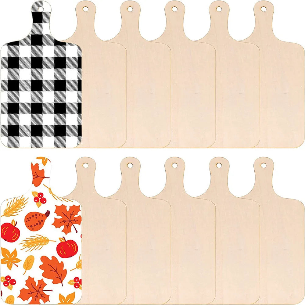 planches découper bois modernes 16x30cm beige clair hachage bricolage artisanat cuisine noël