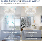 ventilateur led moderne cristal brillant télécommande blanc noir contemporain