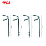 supports plante vert foncé moderne 16cm 27cm 16 tiges pliantes