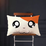 housse coussin rectangulaire souris cartoon kawaii décorative canapé salon chambre maison blanche