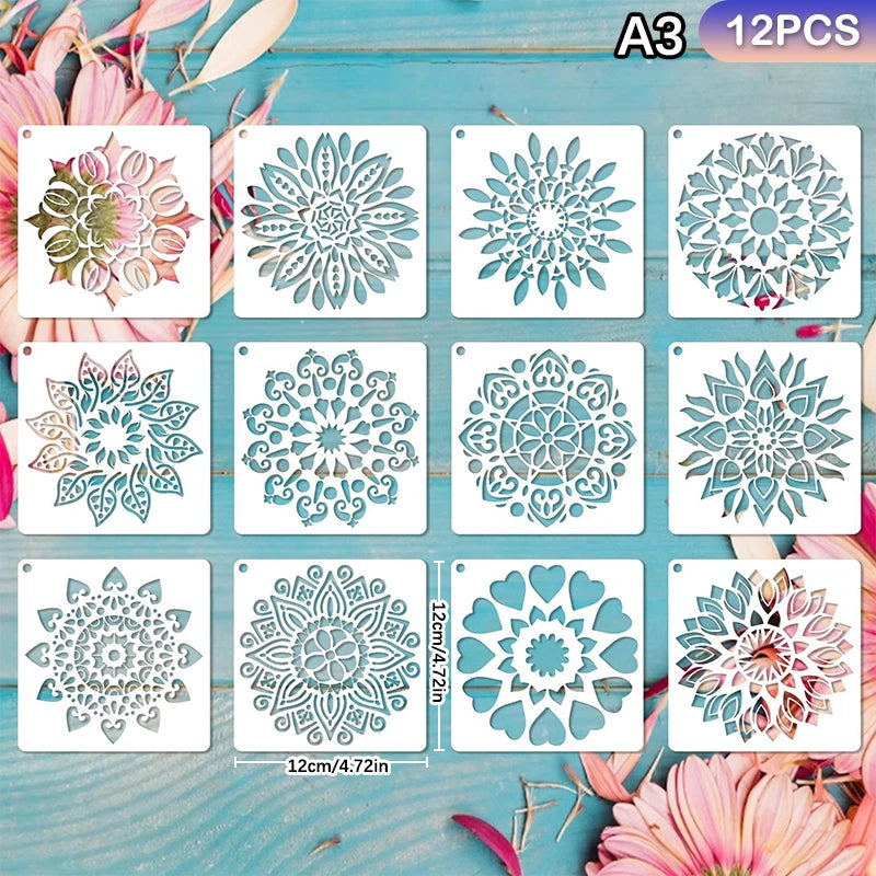 pochoirs peinture blancs floral ajouré art nouveau opaques murs sols meubles toiles