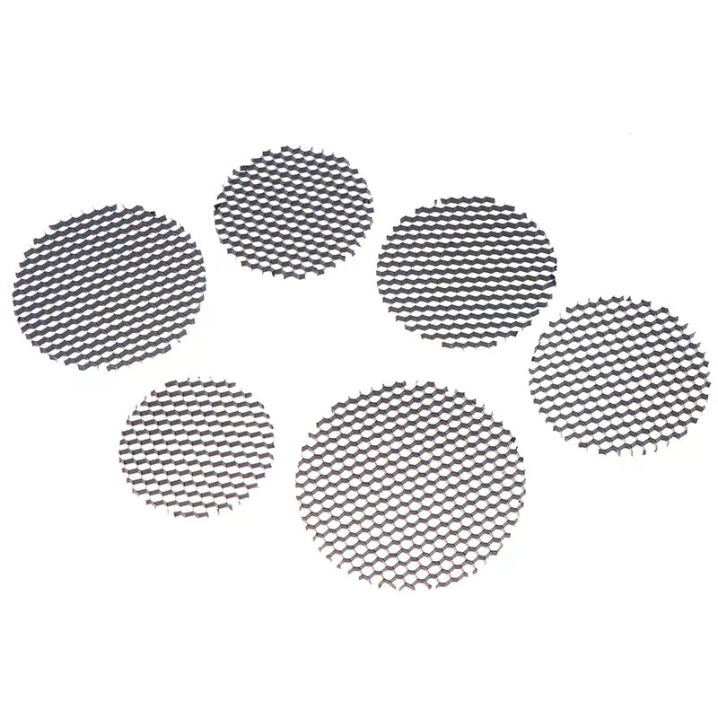 grille circulaire led noir maille fine moderne éclairage doux antiéblouissement chambre salon